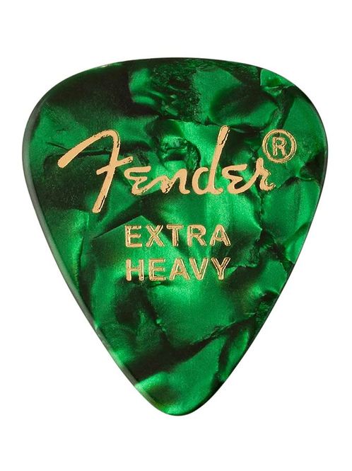 Hovedbilde Fender  351  premium picks, green moto, 12-pack