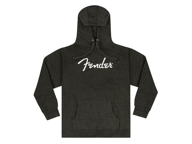 Hovedbilde Fender  spaghetti logo hoodie, grey heather, XXL
