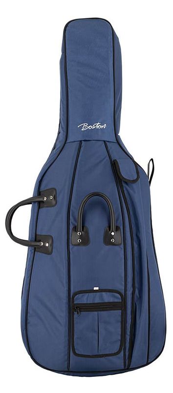 Boston cello bag 4/4, blue, 23mm padded