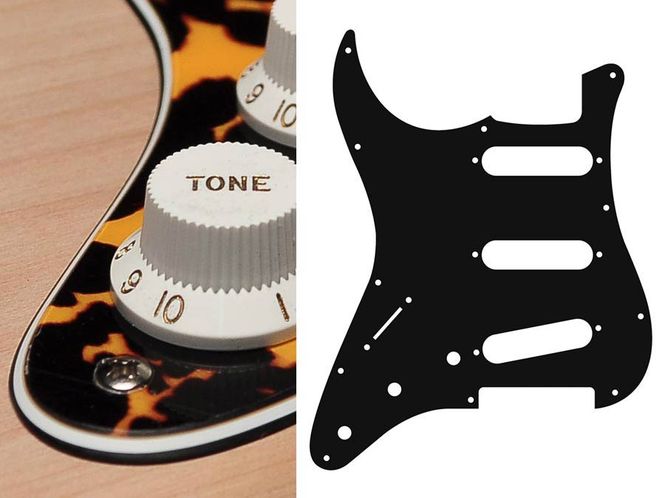 Hovedbilde Boston SL-313 Pickguard Strat - Wild Cat Yellow ...
