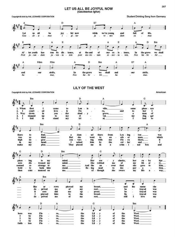 The Folksong Fake Book