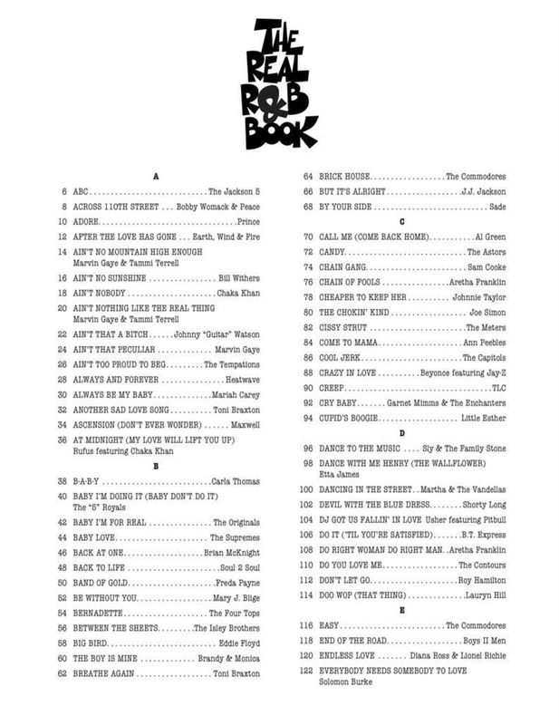 The Real R&B Book