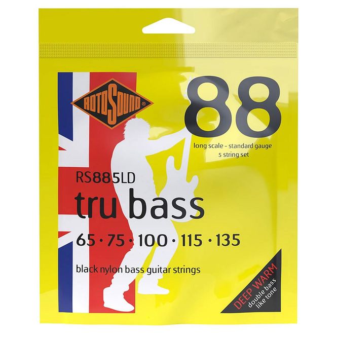 Hovedbilde Rotosound RS885LD Tru Bass Nylon Flatwound  5-str