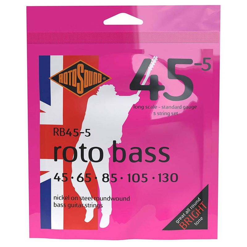 Rotosound RB45-5 Roto Bass 5-str - Nickel 45-130