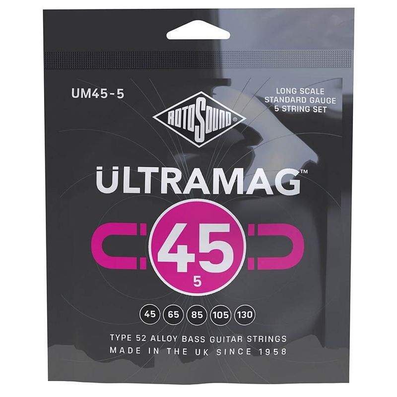 Rotosound UM45-5 Ultramag Bass 45-125 - 5-String