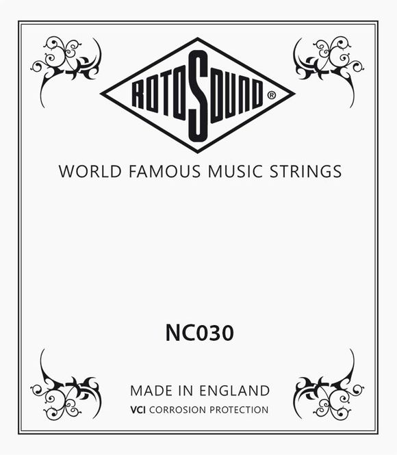 Hovedbilde Rotosound NC030 Single String - Nickel Wound