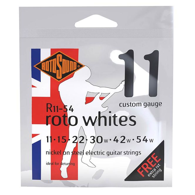 Hovedbilde Rotosound R11-54 Roto Whites - Custom 11-54