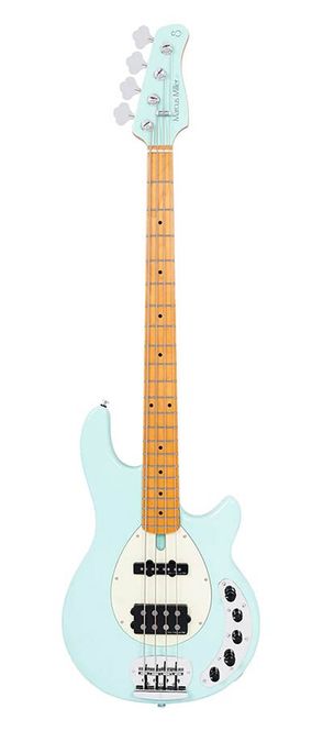 Hovedbilde Sire Z Series Marcus Miller mahogany 4-string active bass guitar, mint green