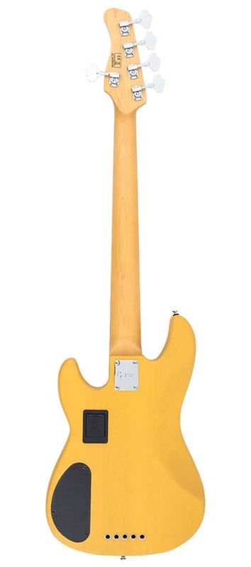 Sire P6 5/BSB mahogany+ash top 5-string active bass guitar butterscotch blonde