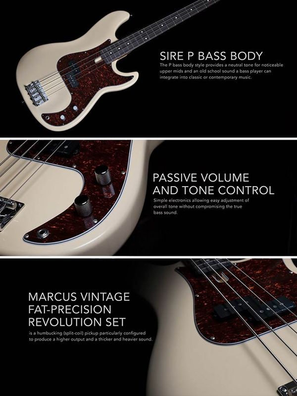 Sire P5 Series Marcus Miller Alder 4-string Passive Bass Guitar Tobacco Sunburst