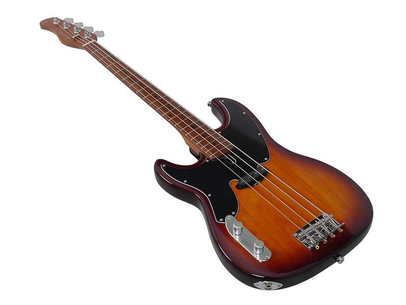 Sire D5 Series Marcus Miller Lefty Alder 4-string Passive Bass Guitar Tobacco Sunburst