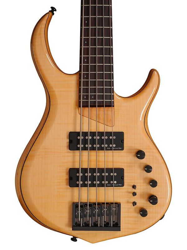 Sire M7 2nd Gen Series Marcus Miller Swamp Ash + Solid Maple 5-string Bass Guitar Natural