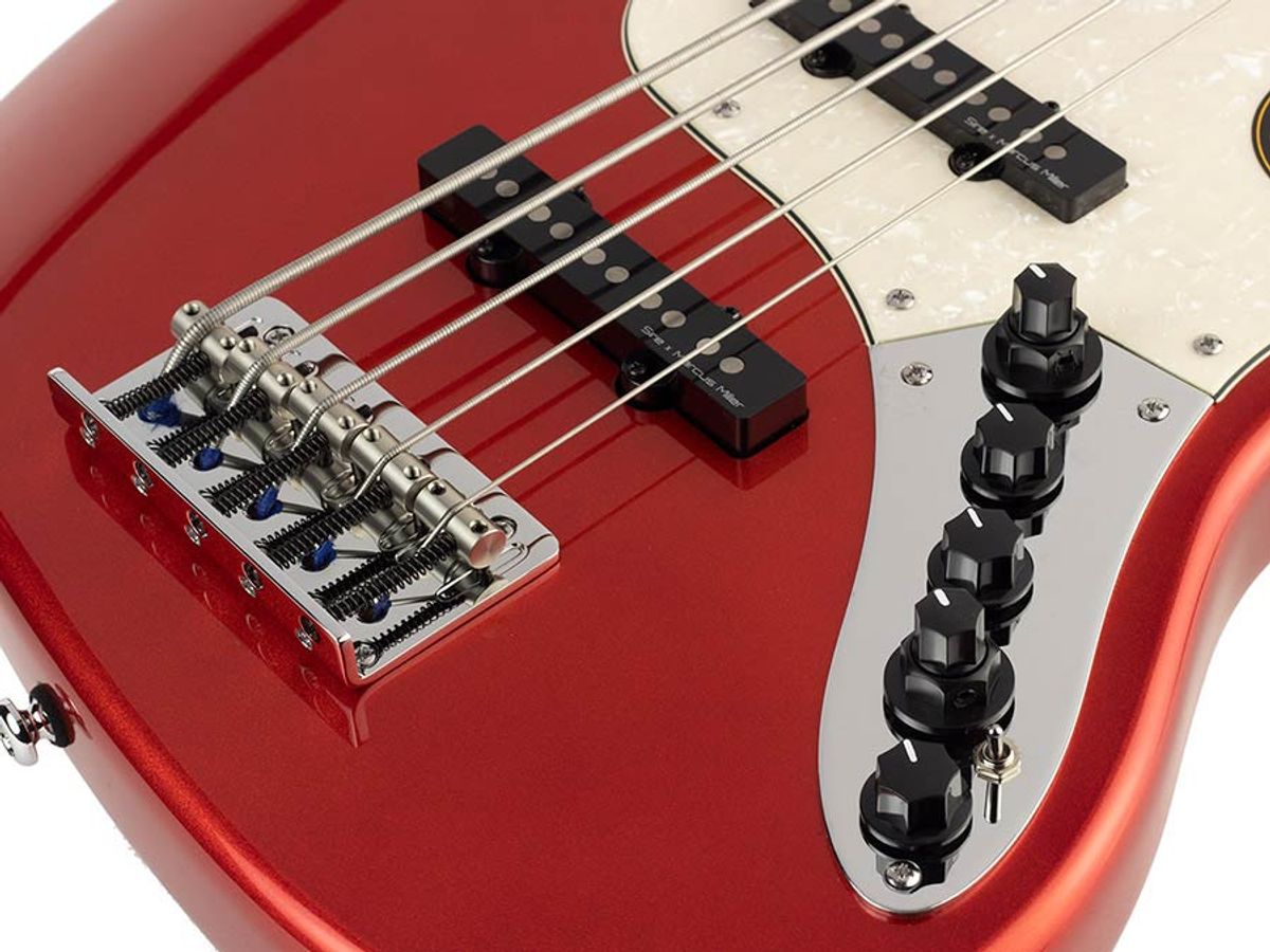 Sire V7 2nd Gen Series Marcus Miller fretless Alder 5-string Bass Guitar Bright Metallic Red