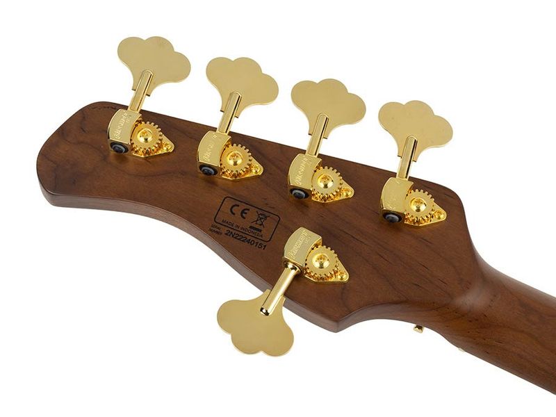 Sire V10 Series Marcus Miller swamp ash + flamed maple 5-string active bass guitar natural, with hard case