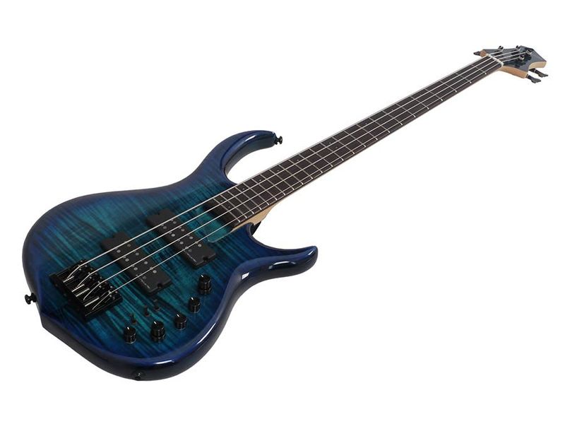 Sire M7 2nd Gen Series Marcus Miller Alder + Solid Maple 4-string Bass Guitar Transparent Blue
