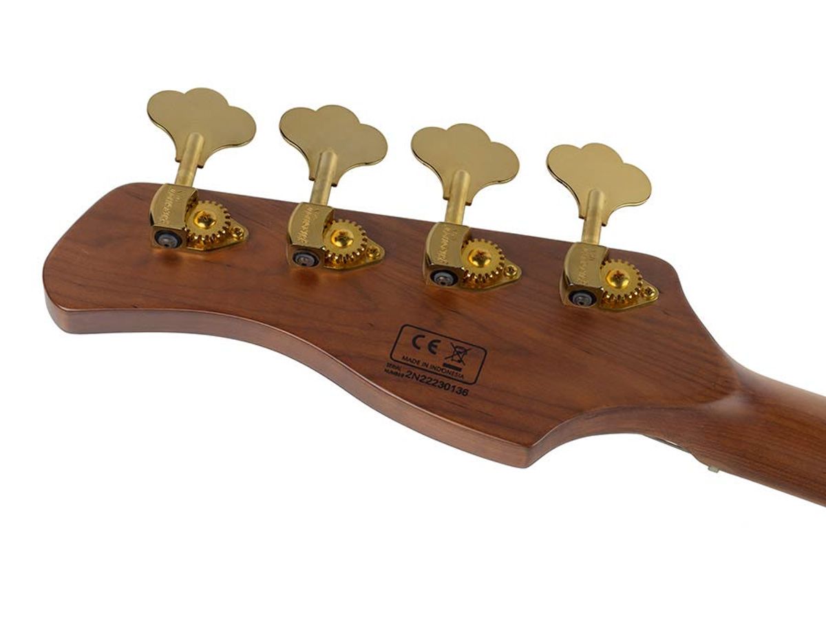 Sire P10 Series Marcus Miller swamp ash + flamed maple 4-string active bass guitar tobacco sunburst, with hard case