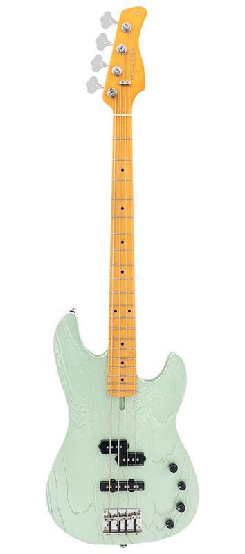Sire P6 4/SGM mahogany+ash top 4-string active bass guitar surf green metallic