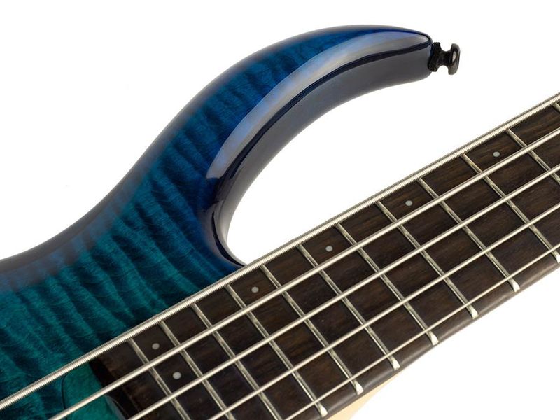 Sire M7 2nd Gen Series Marcus Miller Alder + Solid Maple 5-string Bass Guitar Transparent Blue