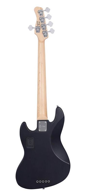 Sire V7 Series Marcus Miller swamp ash reissue 5-string active bass guitar, transparent black satin