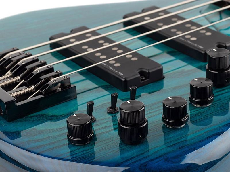 Sire M5 Series Marcus Miller Swamp Ash 4-string Bass Guitar Transparent Blue