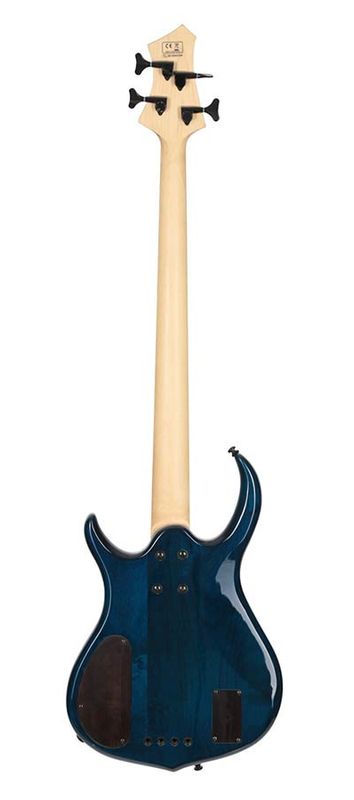 Sire M7 2nd Gen Series Marcus Miller fretless Alder + Solid Maple 4-string Bass Guitar Transparent Blue