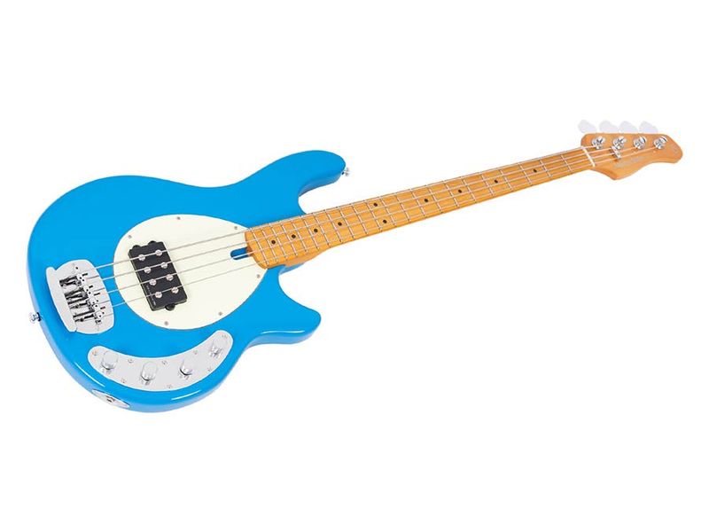 Sire Z Series Marcus Miller mahogany 4-string active bass guitar, blue