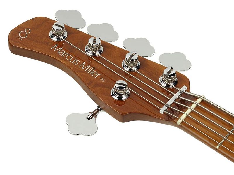 Sire P5 Series Marcus Miller Lefty Alder 5-string Passive Bass Guitar Tobacco Sunburst