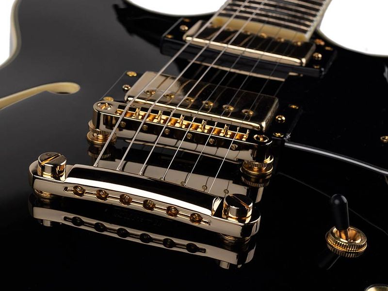 Sire H7 Series Larry Carlton Electric Archtop Guitar Black