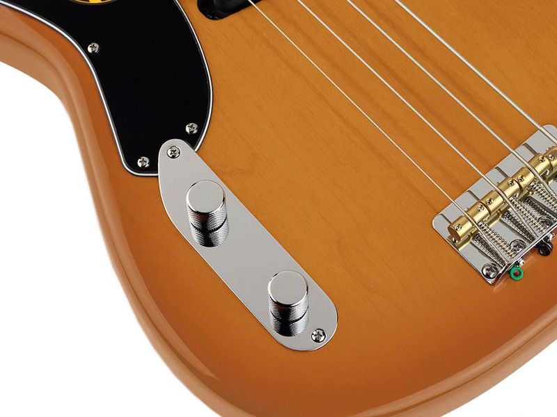 Sire D5 Series Marcus Miller Lefty Alder 4-string Passive Bass Guitar Butterscotch Blonde