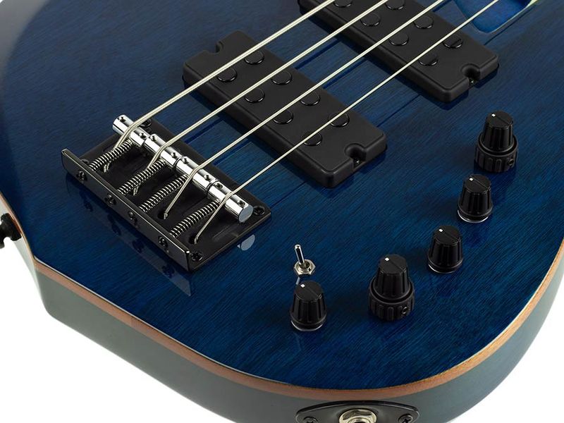 Sire M2 2nd Gen Series Marcus Miller 4-string Bass Guitar Transparent Blue