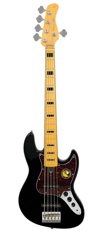 Sire V5 A5/BK alder 5-string passive bass guitar black