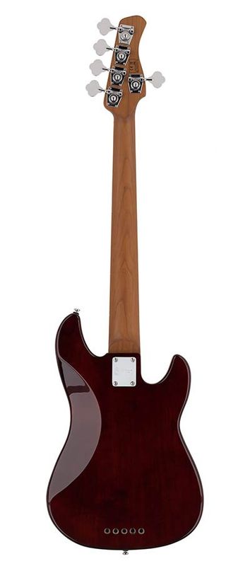 Sire P5 Series Marcus Miller Lefty Alder 5-string Passive Bass Guitar Tobacco Sunburst