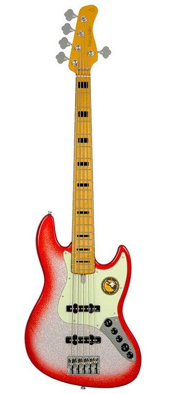 Sire V7+ A5/RDS alder 5-string active bass guitar red sparkle