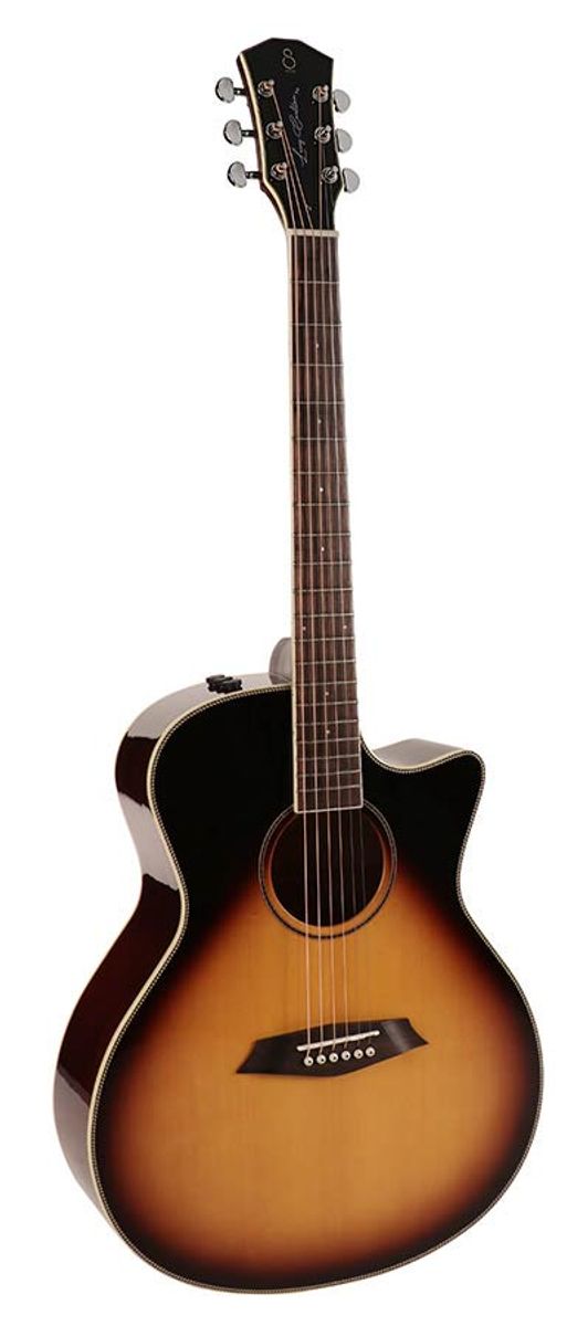 Sire A3 Series Larry Carlton Acoustic Grand Auditorium Guitar with SIB electronics and cutaway - Sunburst