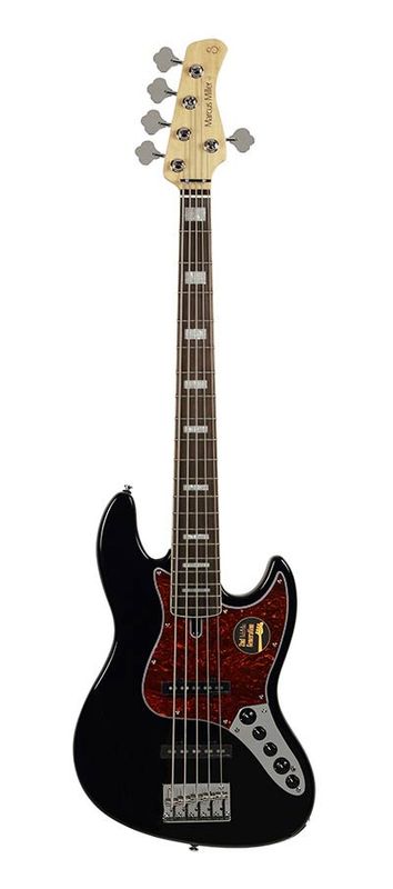 Sire V7 2nd Gen Series Marcus Miller Alder 5-string Bass Guitar Black
