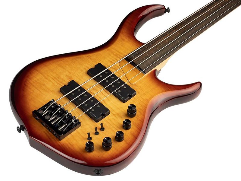 Sire M7 2nd Gen Series Marcus Miller fretless Alder + Solid Maple 4-string Bass Guitar Brown