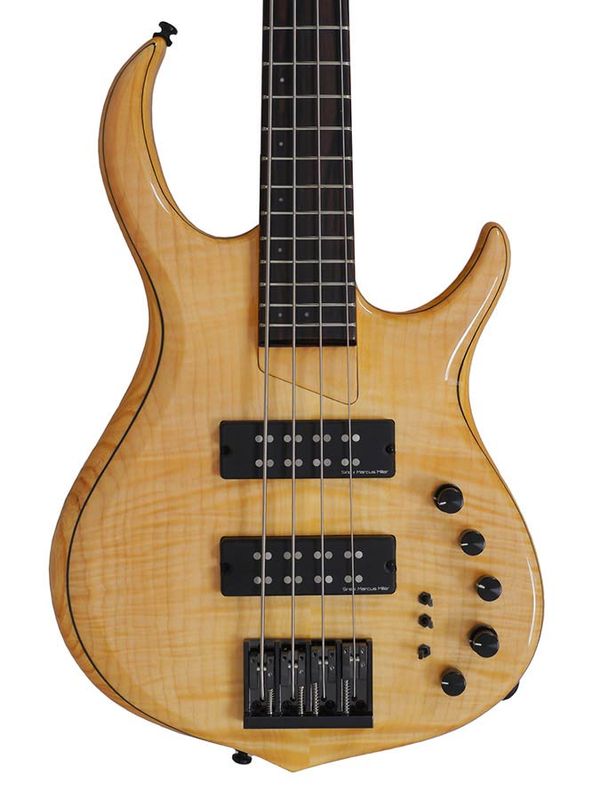 Sire M7 2nd Gen Series Marcus Miller Swamp Ash + Solid Maple 4-string Bass Guitar Natural