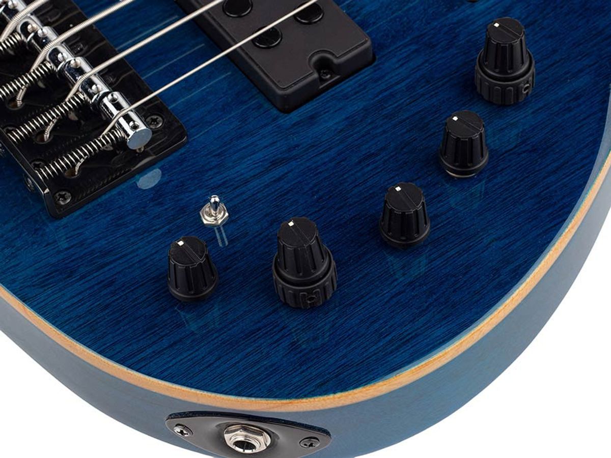 Sire M2 2nd Gen Series Marcus Miller 5-string Bass Guitar Transparent Blue