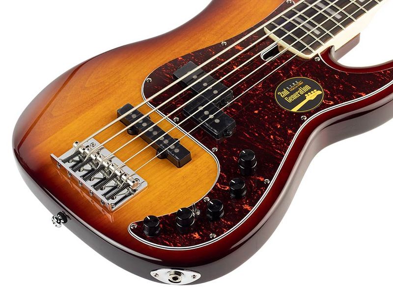 Sire P7 2nd Gen Series Marcus Miller Alder 5-string Bass Guitar Tobacco Sunburst