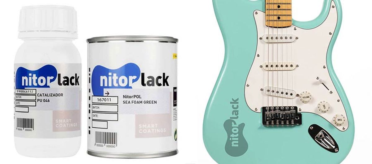 NitorLACK polyurethane paint seafoam green - 500ml can + 250ml hardener