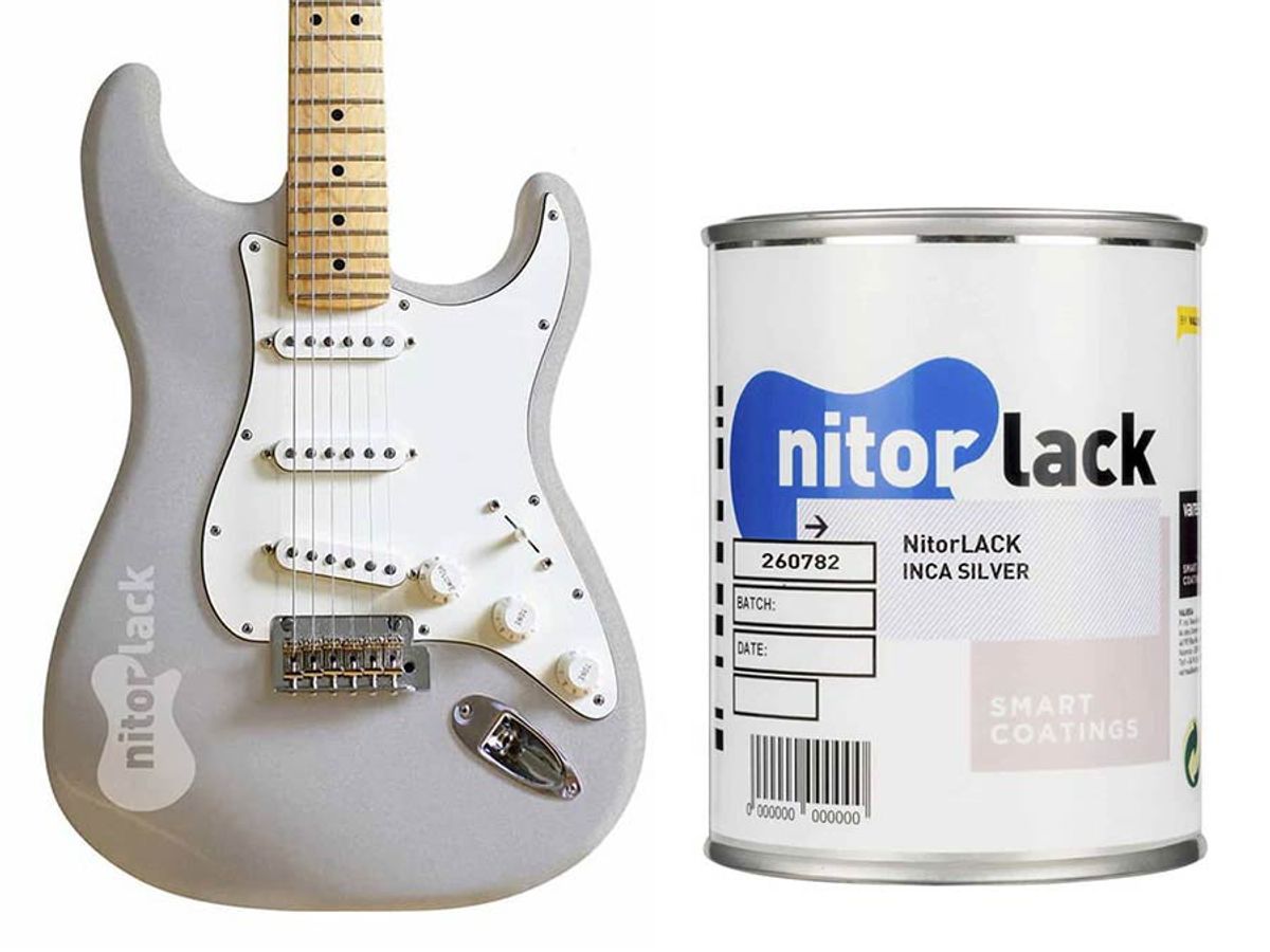 NitorLACK Nitrocellulose Paint Inca Silver - 500ml can