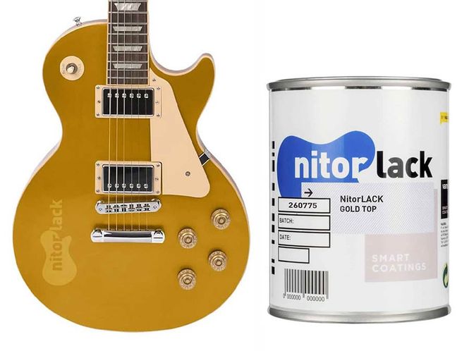 Hovedbilde NitorLACK Nitrocellulose Paint Gold Top - 500ml ...