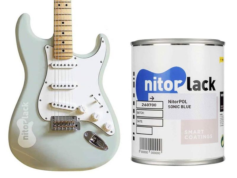 NitorLACK Nitrocellulose Paint Sonic Blue - 500ml can