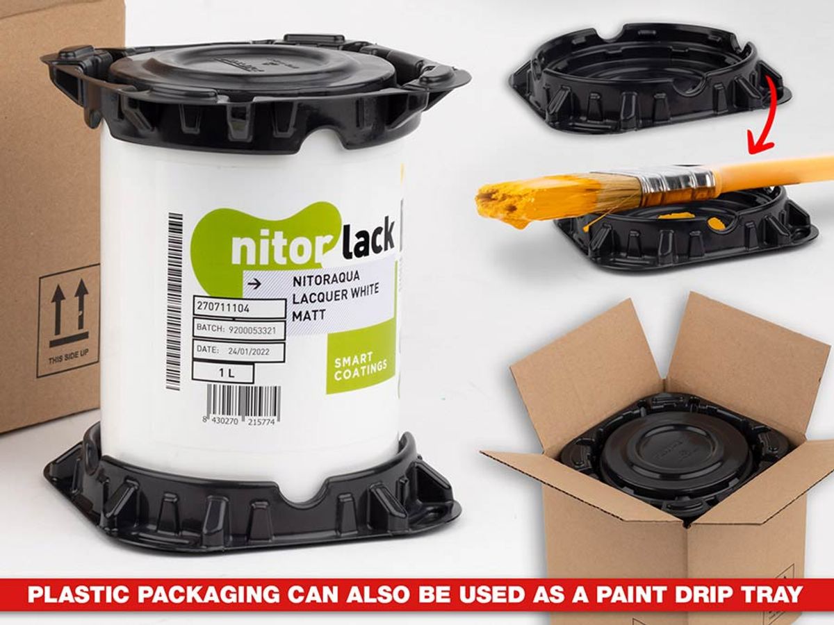 NitorLACK NitorAQUA Waterbased Matte White Lacquer - 1L Can