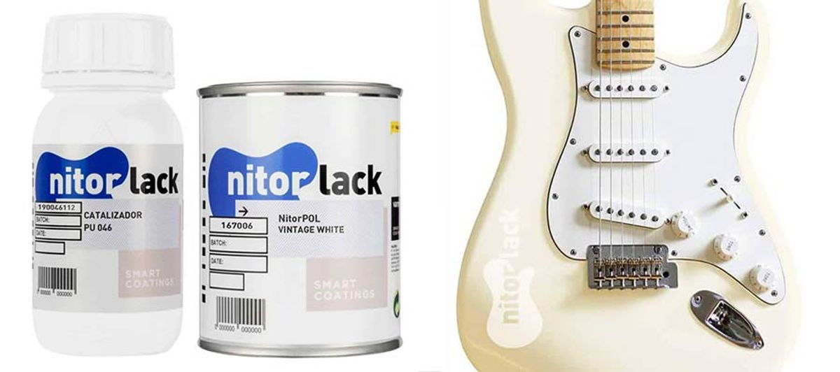 NitorLACK polyurethane paint vintage white - 500ml can + 250ml hardener