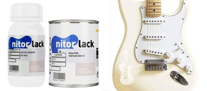 Hovedbilde NitorLACK polyurethane paint vintage white - ...