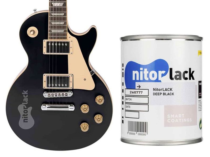 NitorLACK Nitrocellulose Paint Deep Black - 500ml can