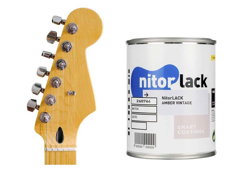NitorLACK Nitrocellulose Paint Amber Vintage Gloss - 500ml can
