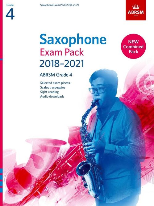 Hovedbilde Saxophone Exam Pack Grade 4 2018-2021