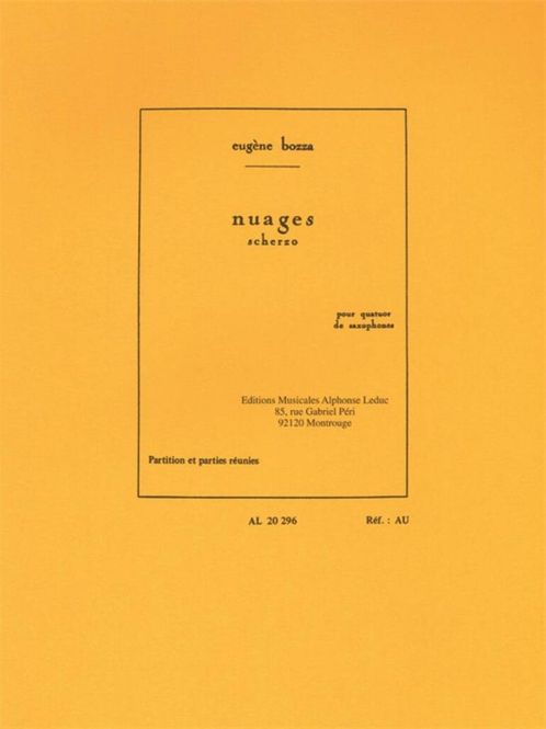Hovedbilde Nuages - Scherzo For Saxophone Quartet